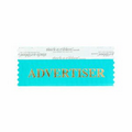 Advertiser Award Ribbon w/ Gold Foil Stock Imprint (4"x1 5/8")